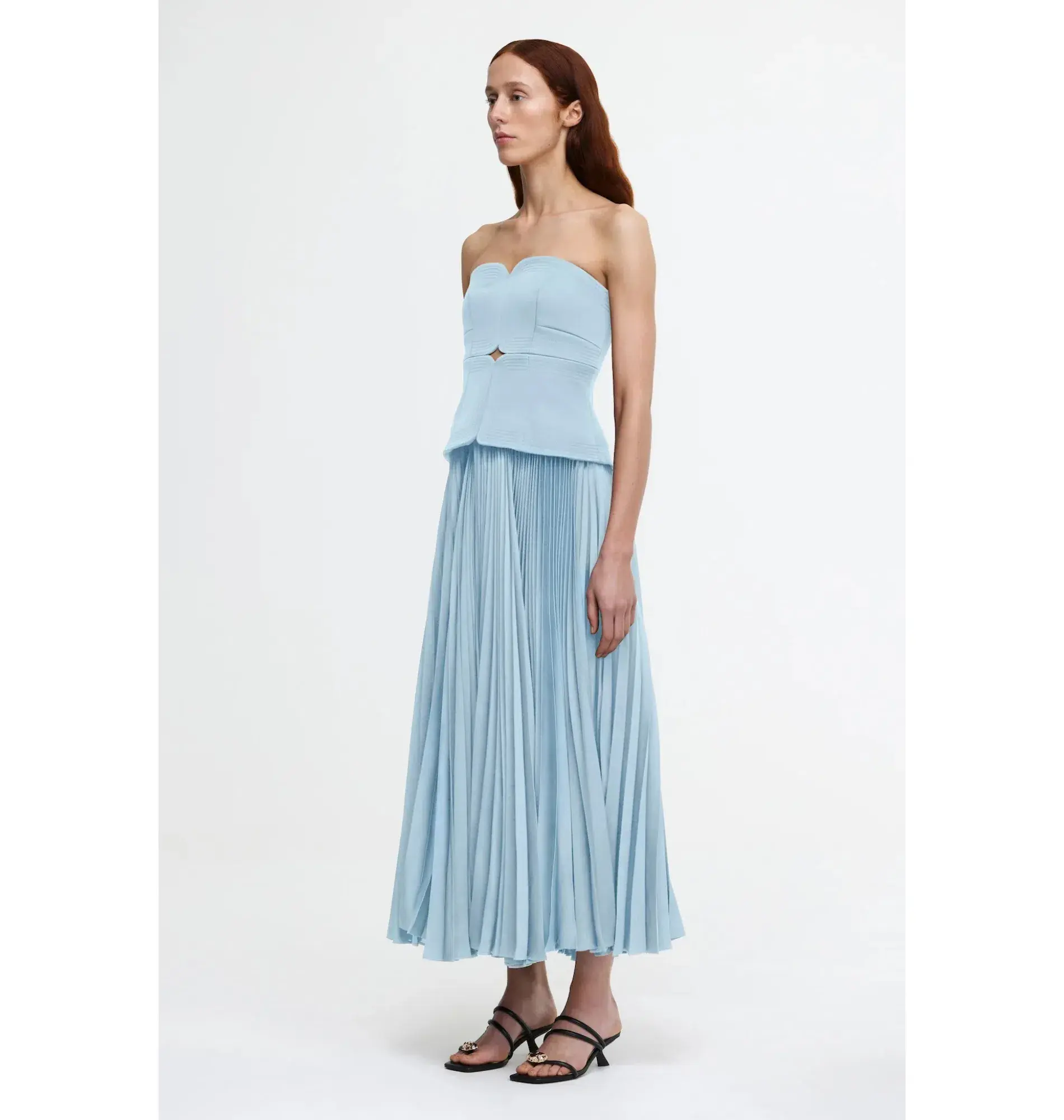 Acler Avonlea Dress in Celeste Blue Size AU 10 - Image 2