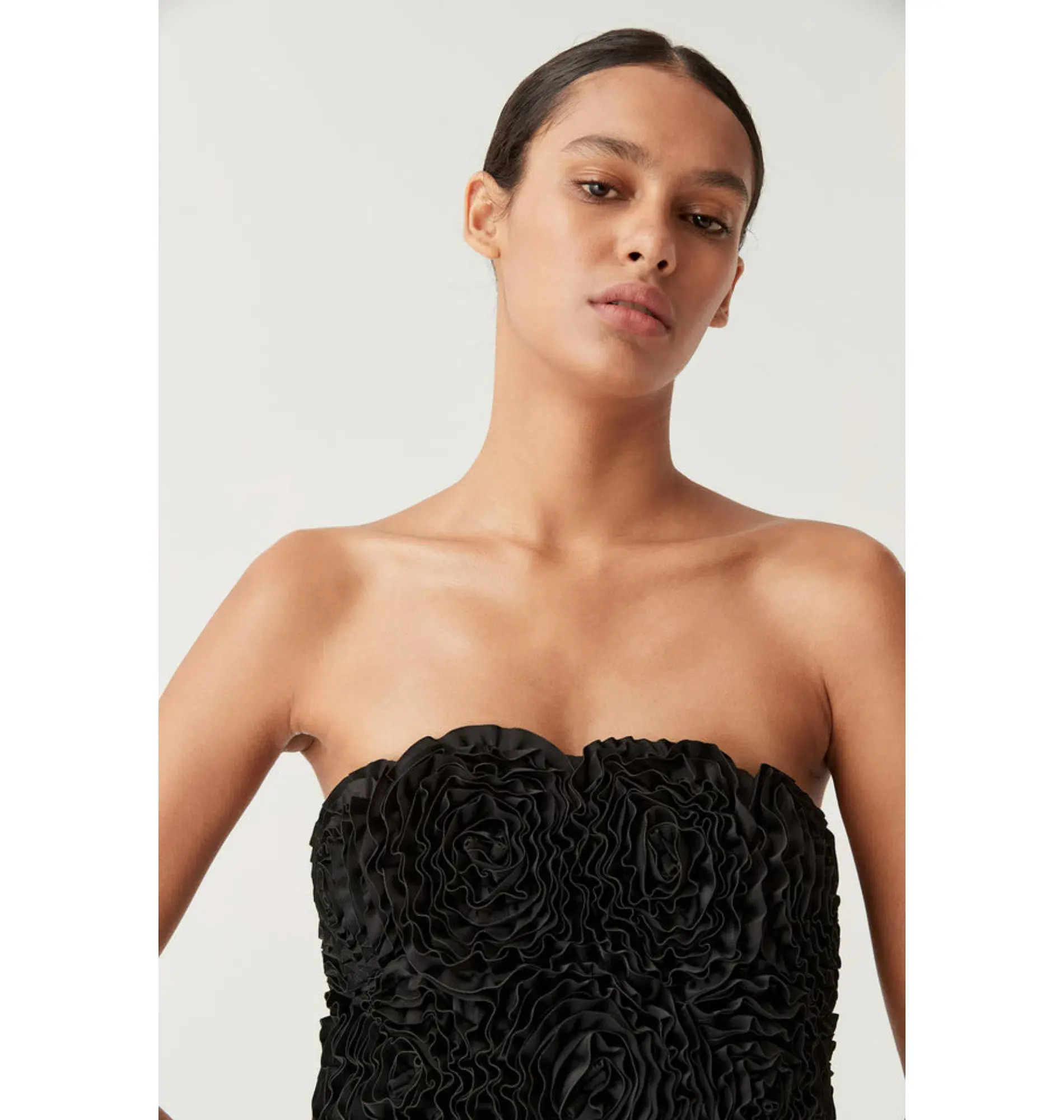 Aje Gazer Rosette Dress Black Size AU 8 - Image 2