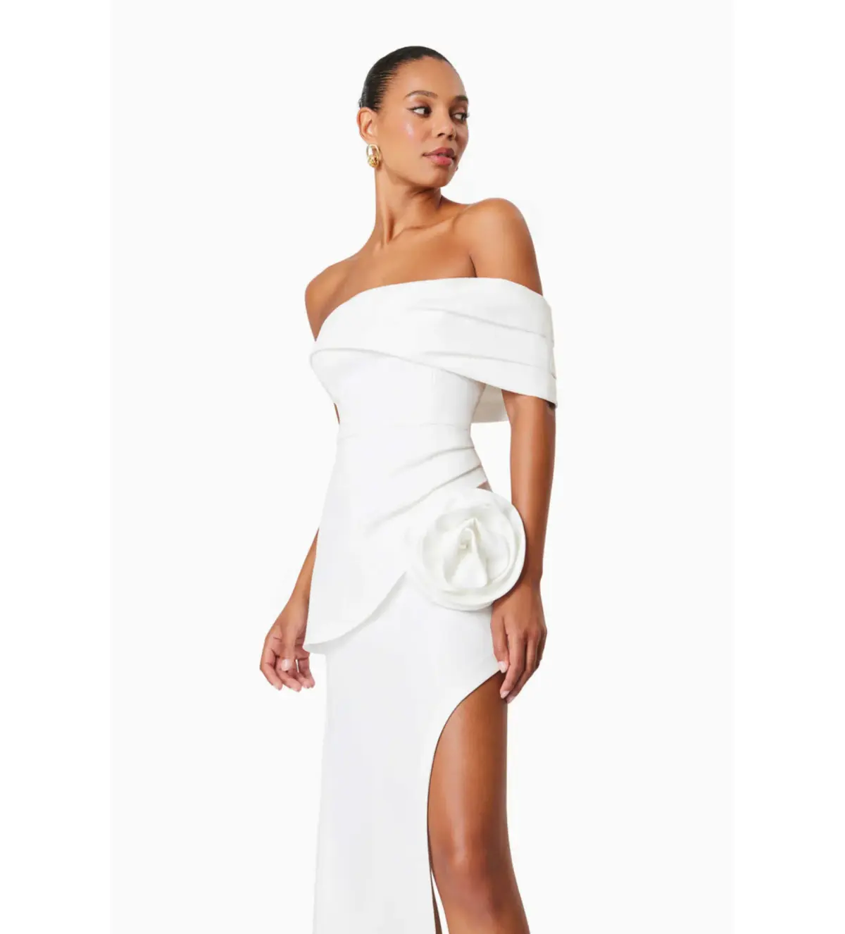 Elliatt  Bethany Dress White Size 10 - Image 3