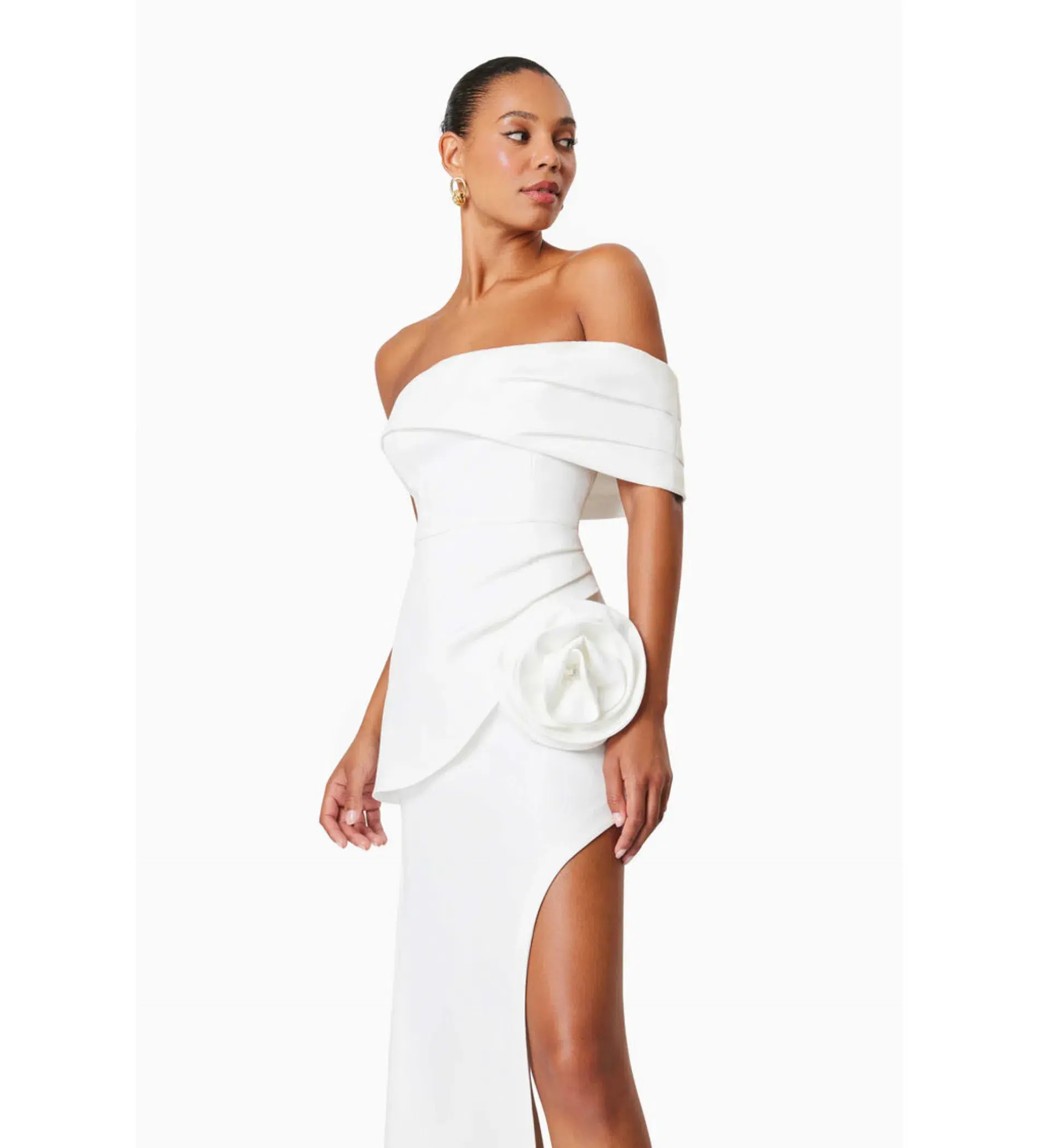 Elliatt  Bethany Dress White Size 10 - Image 3