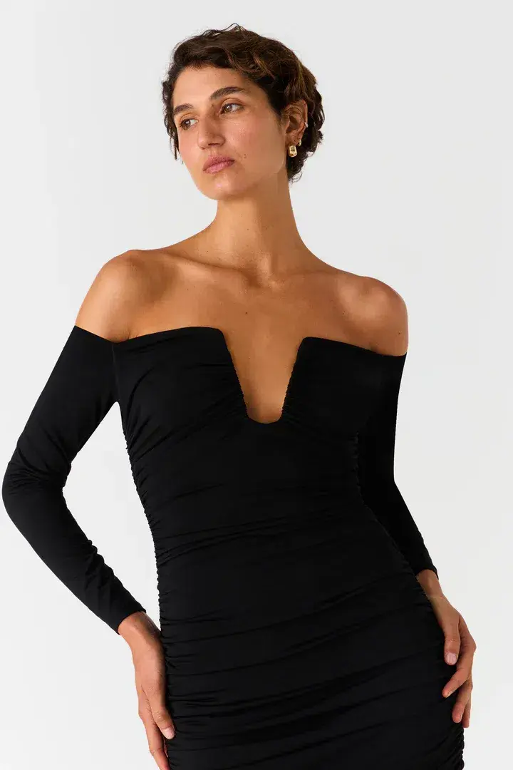 Misha Raelynn Dress Black Size 12 - Image 3
