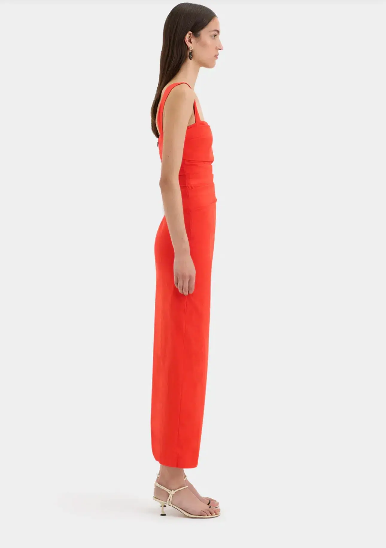 Sir The Label Dahlia Balconette Gown Tangerine Size 1/Au 8  - Image 4