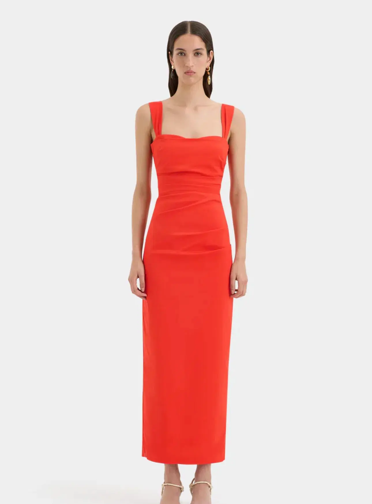 Sir The Label Dahlia Balconette Gown Tangerine Size 1/Au 8  - Image 1