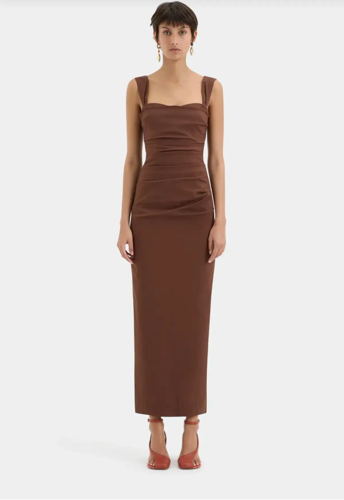 The Dahlia Balconette Gown Brown - Image 1