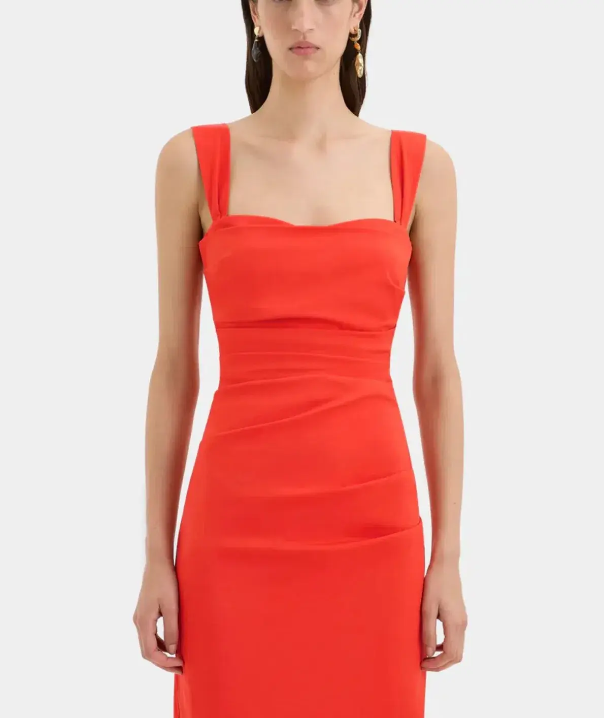 Sir the Label Dahlia Balconette Gown Tangerine Size 3 / Au 12 - Image 2