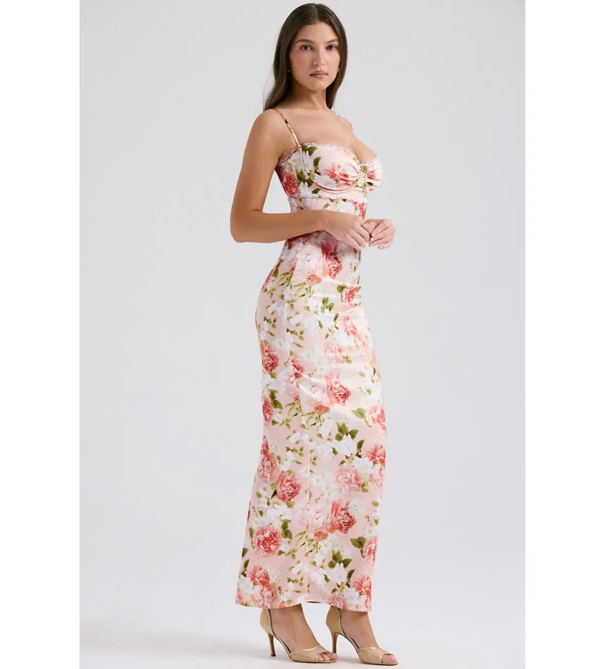 House of CB Josefina Dress Pink Peony Size 6 - Image 2