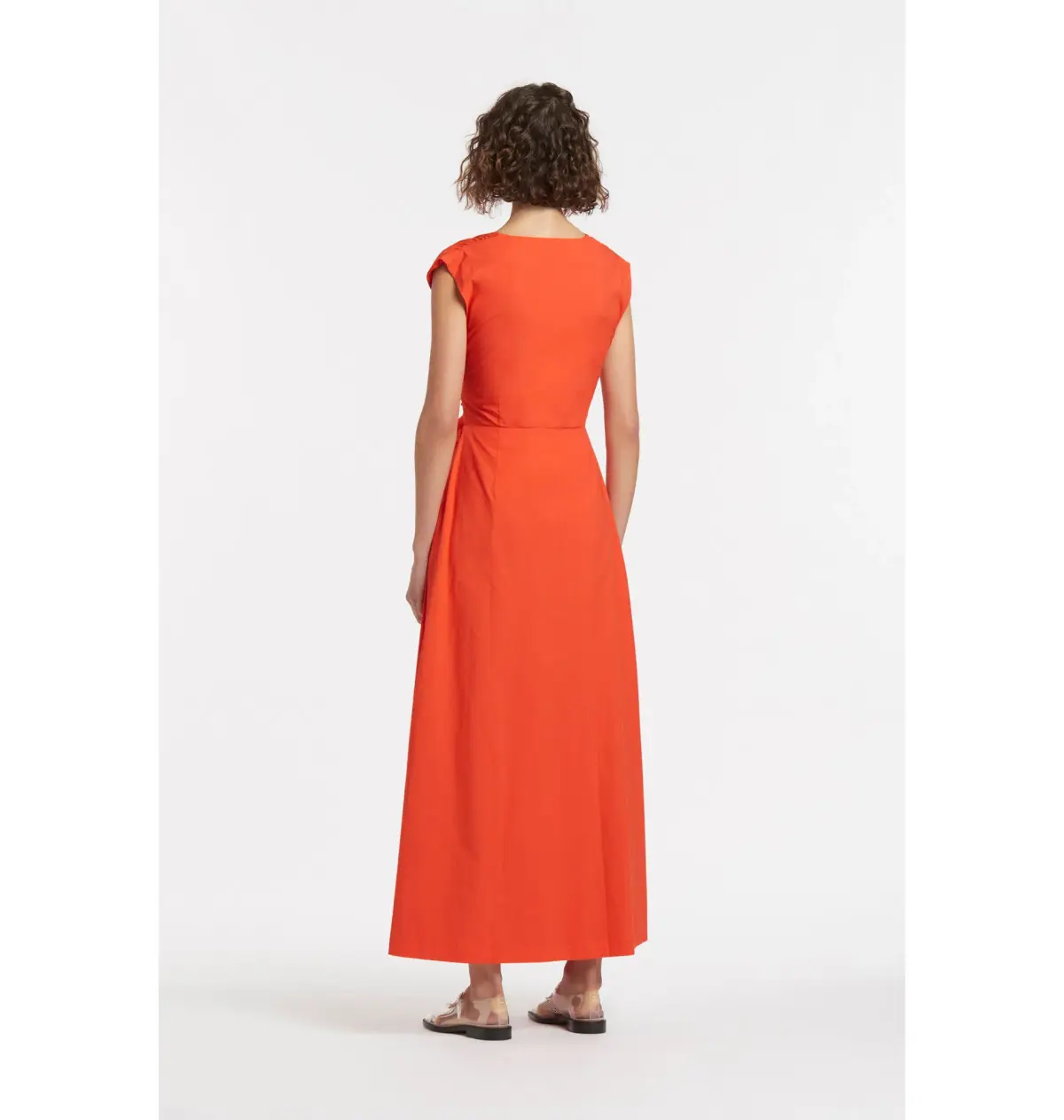 Sir The Label Anja Tie Midi Dress Red Size 0 / AU 6 - Image 3