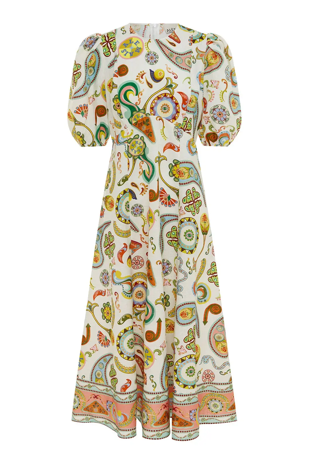 Alemais Arcade Midi Dress Print Size AU 8  - Image 3
