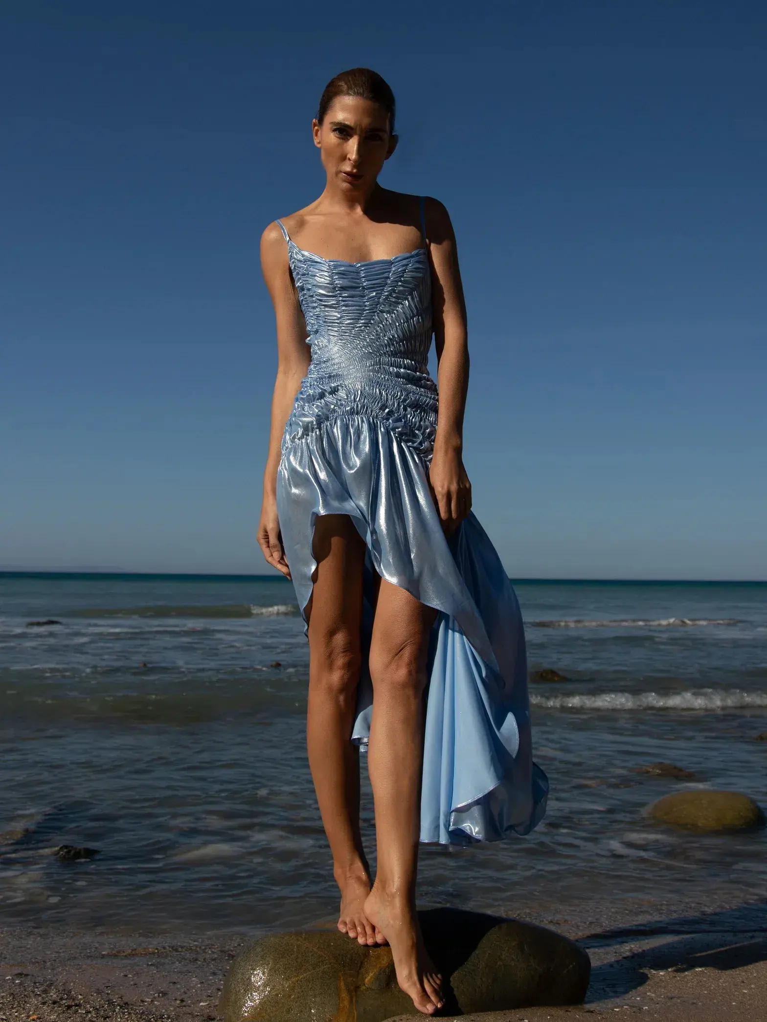 Georgia Hardinge Celestial Dress Blue Size AU 10 - Image 1