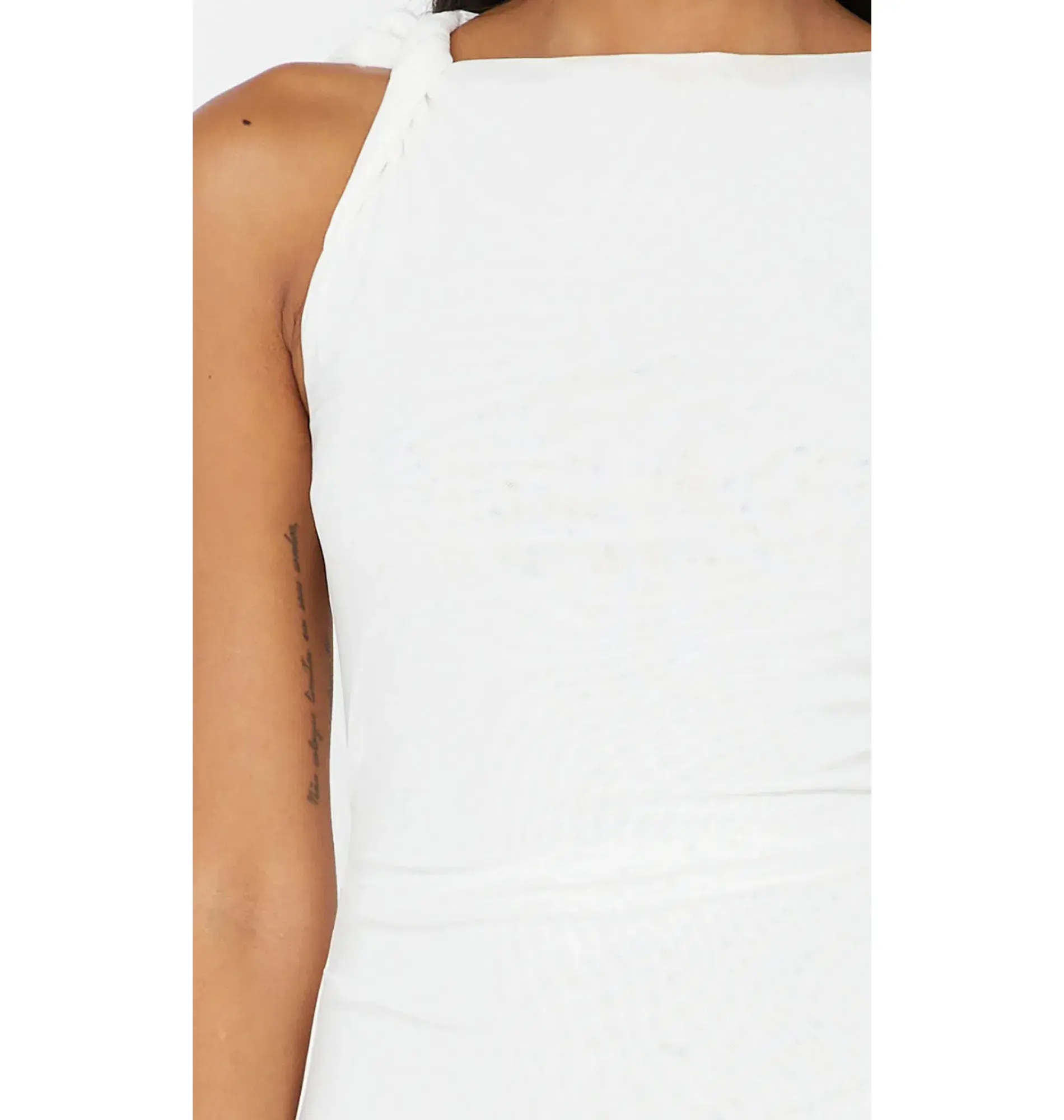 Bec & Bridge Sania Asym Mini Dress in White Size AU 6 - Image 2