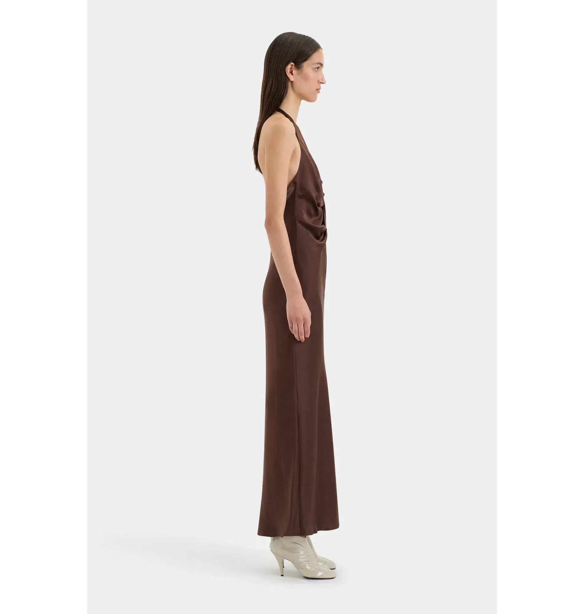 Sir the Label Como Twist Maxi Dress Chocolate Size AU 10 - Image 2