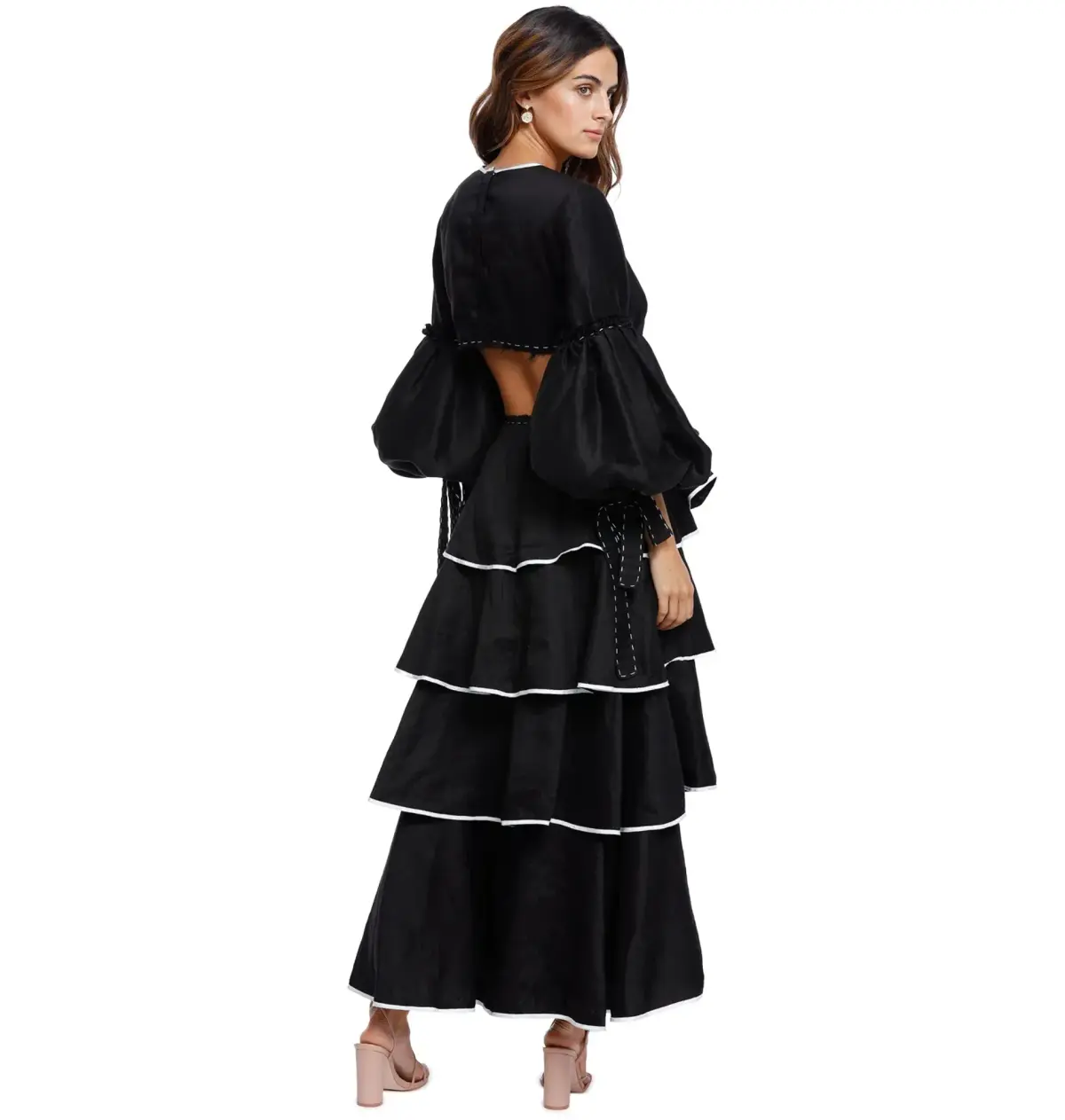 Aje Gracious Cut Out Dress Black Size AU 8 - Image 2