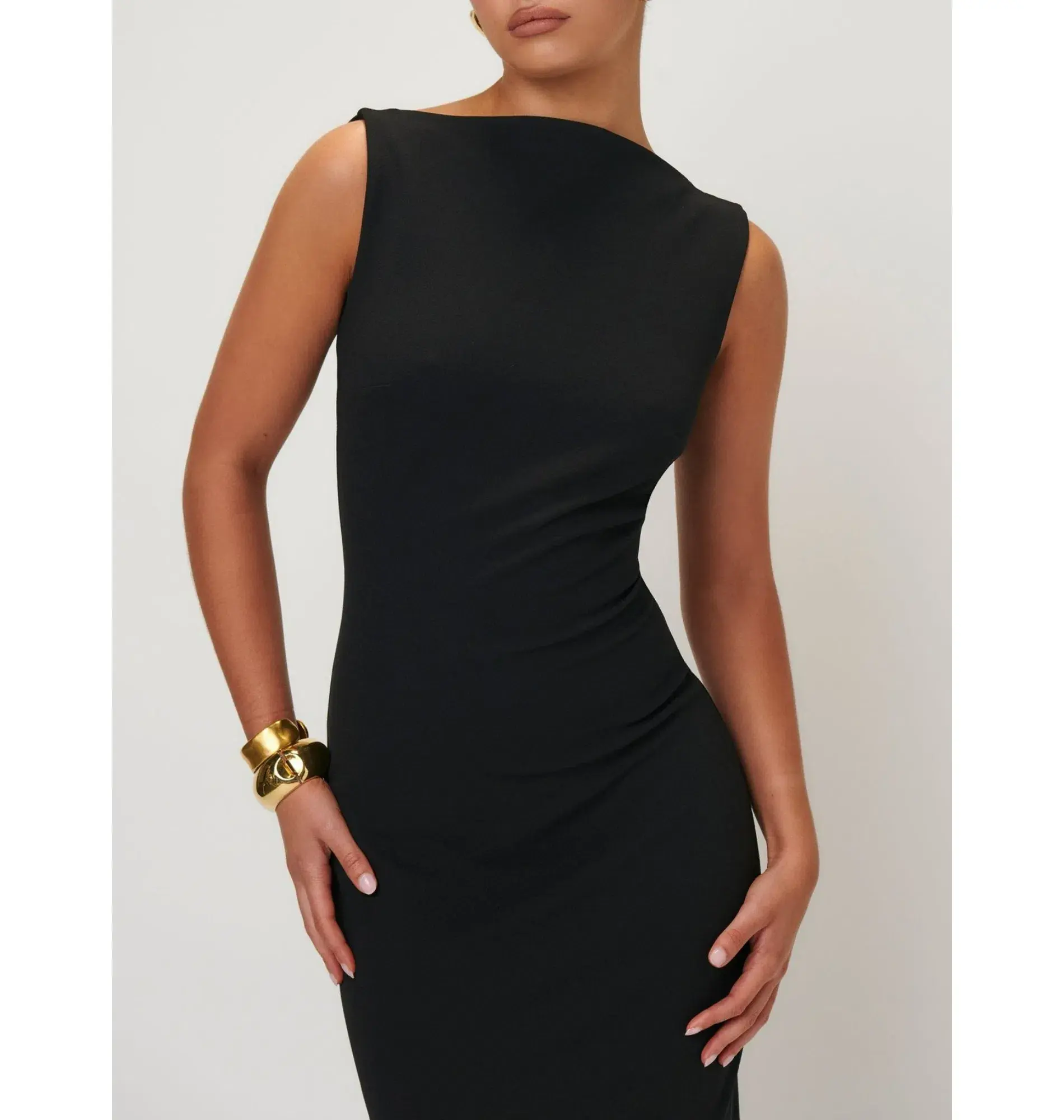 Effie Kats Verona Gown Black Size AU 10 - Image 2