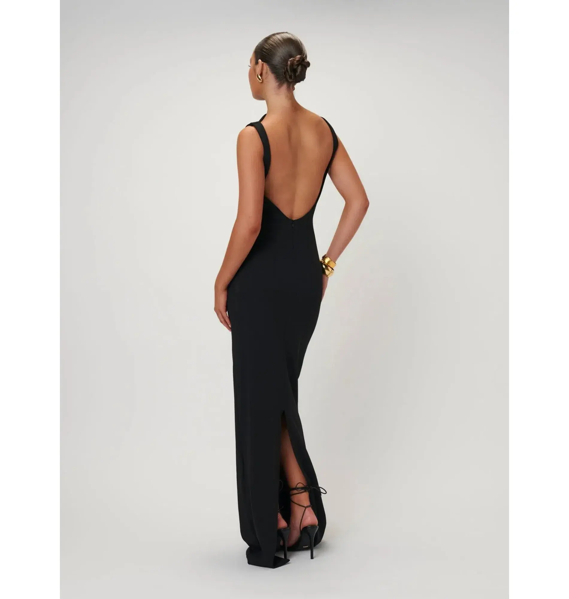 Effie Kats Verona Gown Black Size AU 10 - Image 3