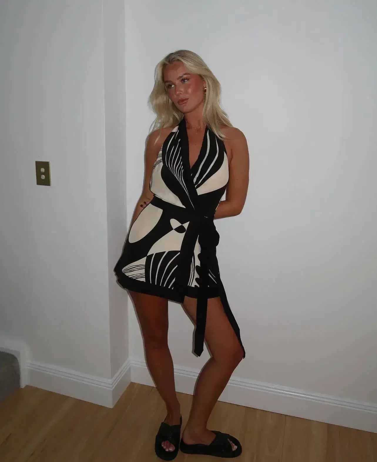 Sir the Label Realisme Halter Mini Dress Size 2 / AU 10 - Image 3