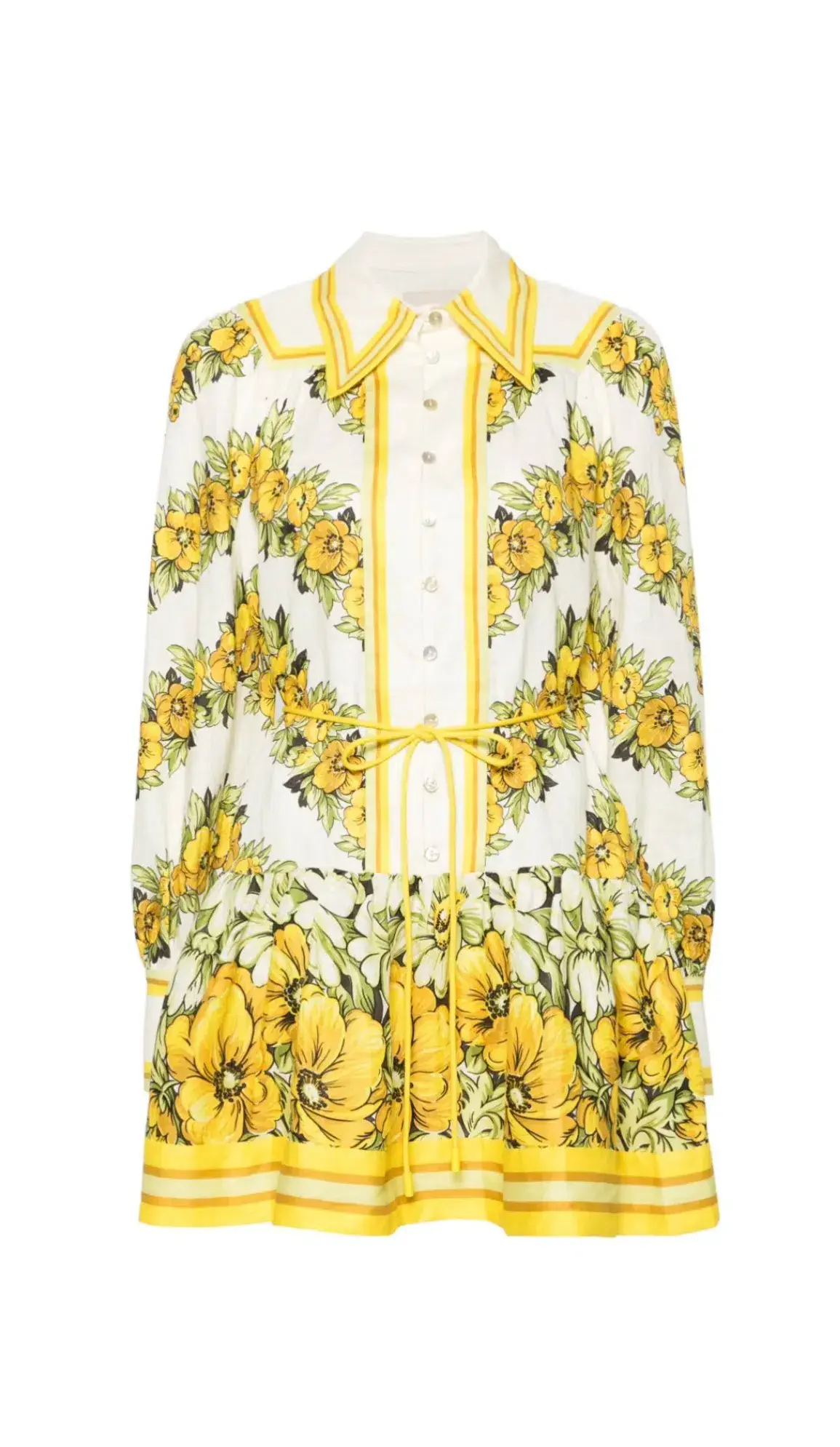 Alemais Gisela Mini Dress Yellow Floral Size 4 AU / 0 US - Image 7