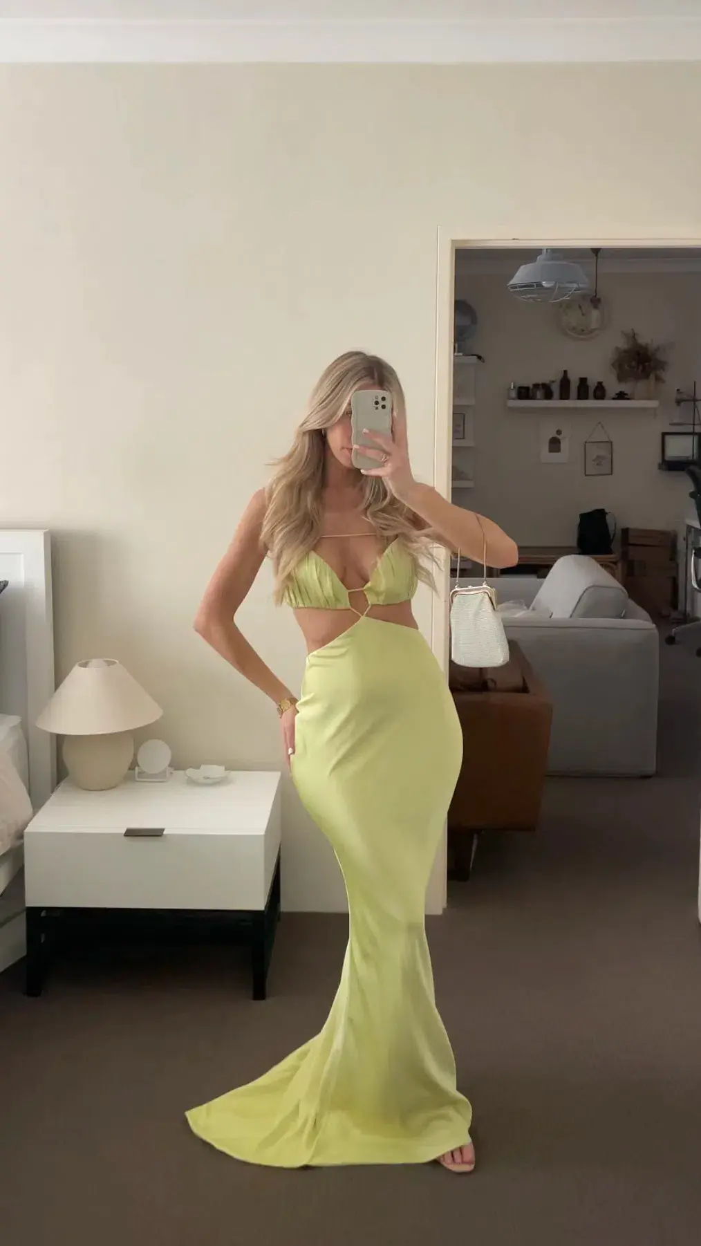 Lexi Leia Maxi Formal Dress Mojito Size 8 - Image 9