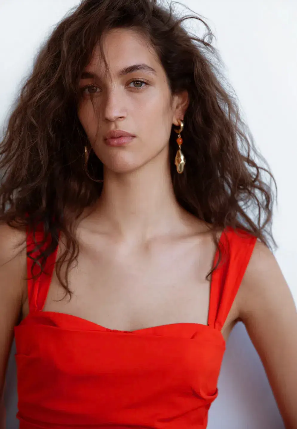 Sir The Label Dahlia Balconette Gown Tangerine Size 10 - Image 5