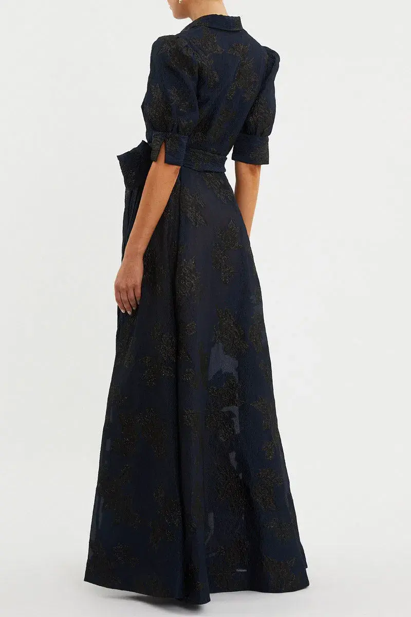 Rebecca Vallance Antoinette Gown Navy Size 8 - Image 3