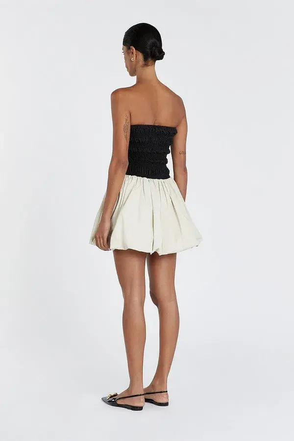 DISSH Stevie Mini Dress Black/Stone Size XS / AU 6 - Image 3