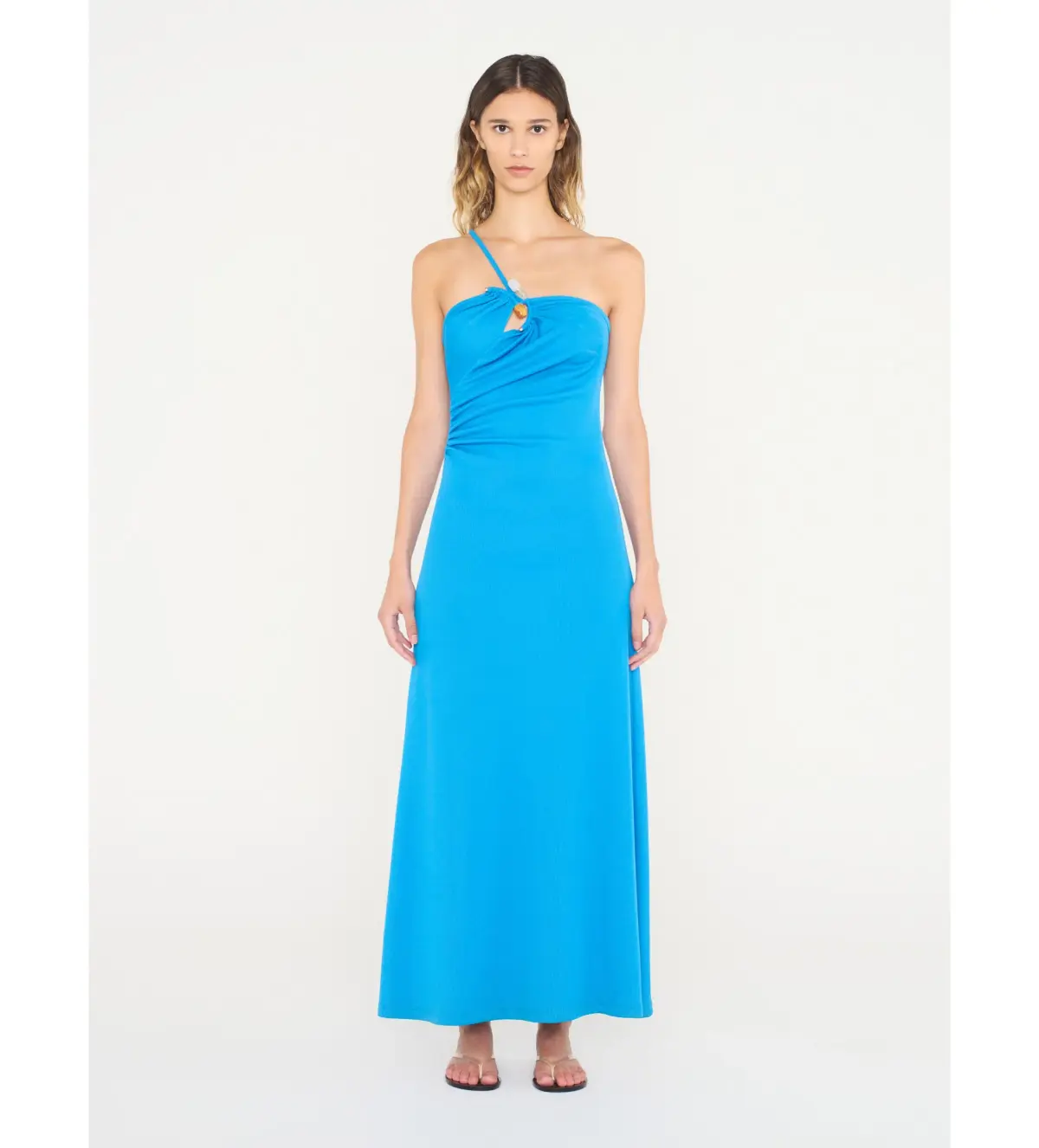 Christopher Esber Concave Stone Cami Dress in Boston Blue Size 10 - Image 1