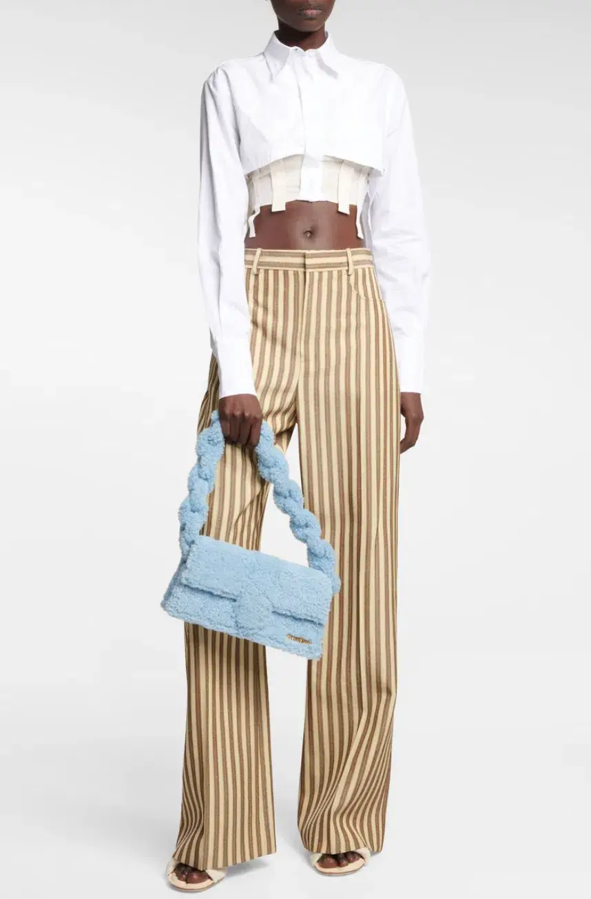 Jacquemus Le Bambidou Shearling Shoulder Bag - Image 1