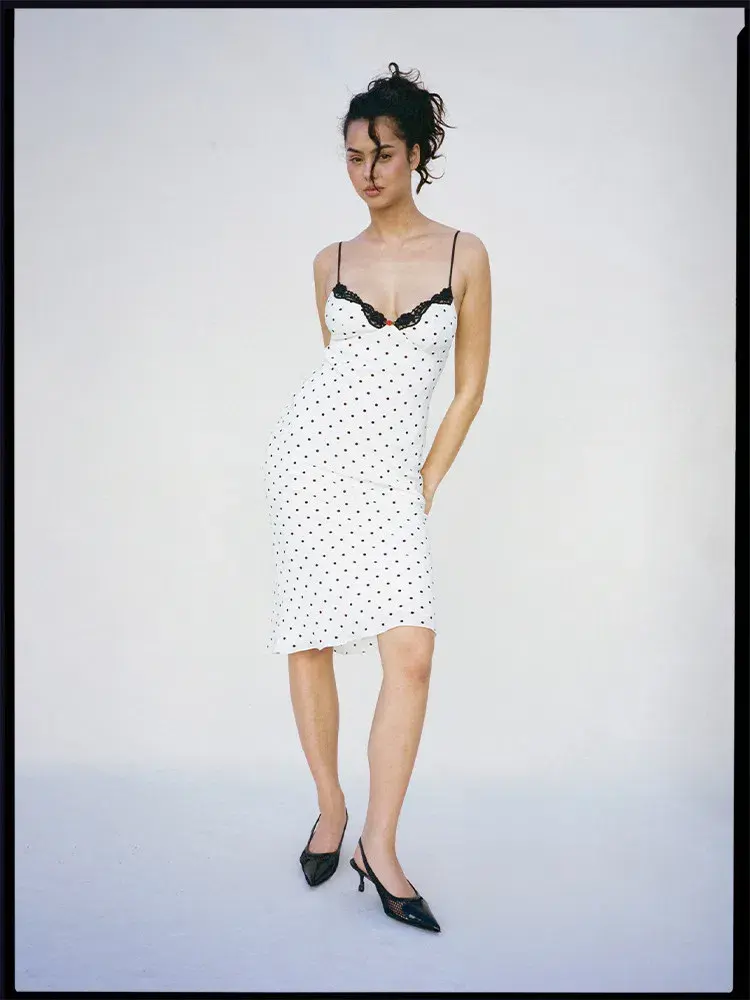 Realisation Par Jamie Petite  Midi Dress Spot Size 8 - Image 1