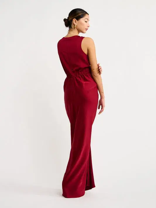One Fell Swoop Gaia Dress Black Cherry Size 10 for rent on The Volte - main image