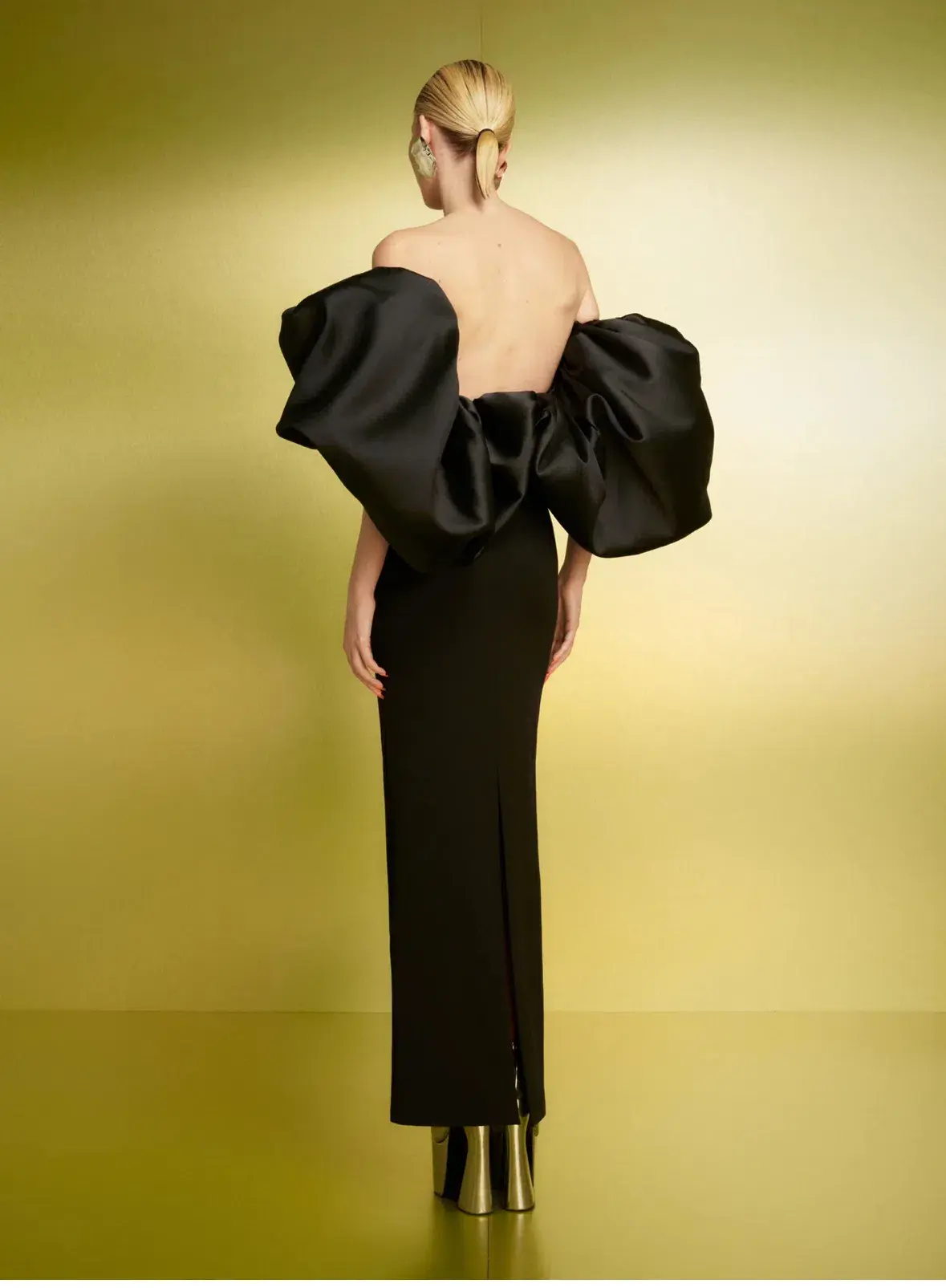 Solace London Pia Maxi Dress Gown Black Size 12 - Image 3