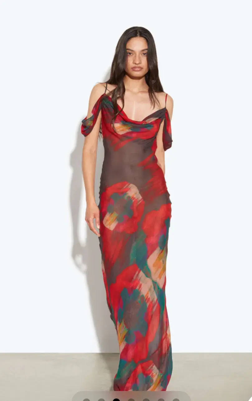 Rat & Boa Adriana Dress Print Size S / AU 8  - Image 1