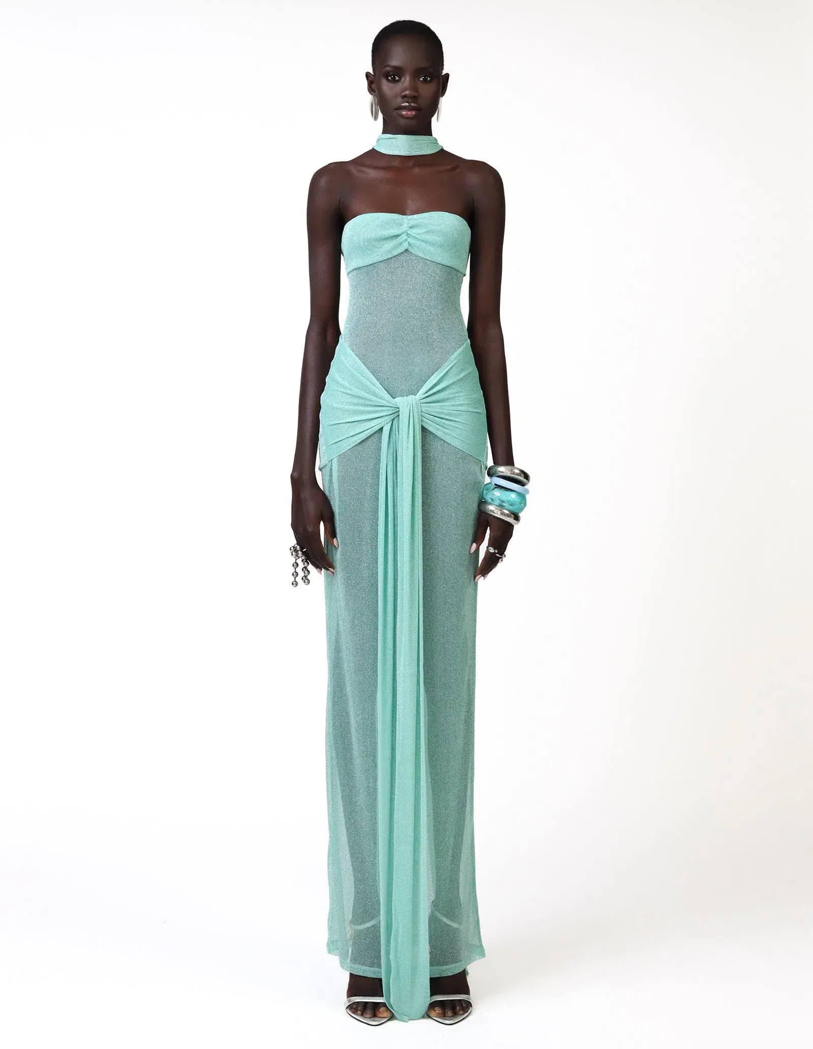 Khanums Kesca Maxi Gown Mint Size M / AU 10 - Image 1