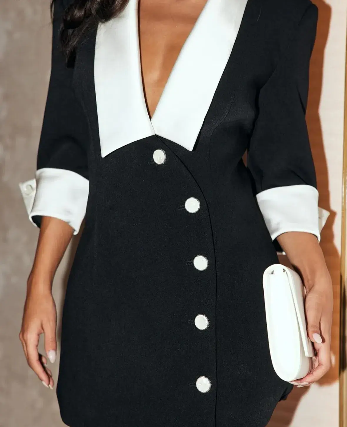 Atoir Fallon Mini Dress Black/Ivory Size M / AU 10 - Image 5