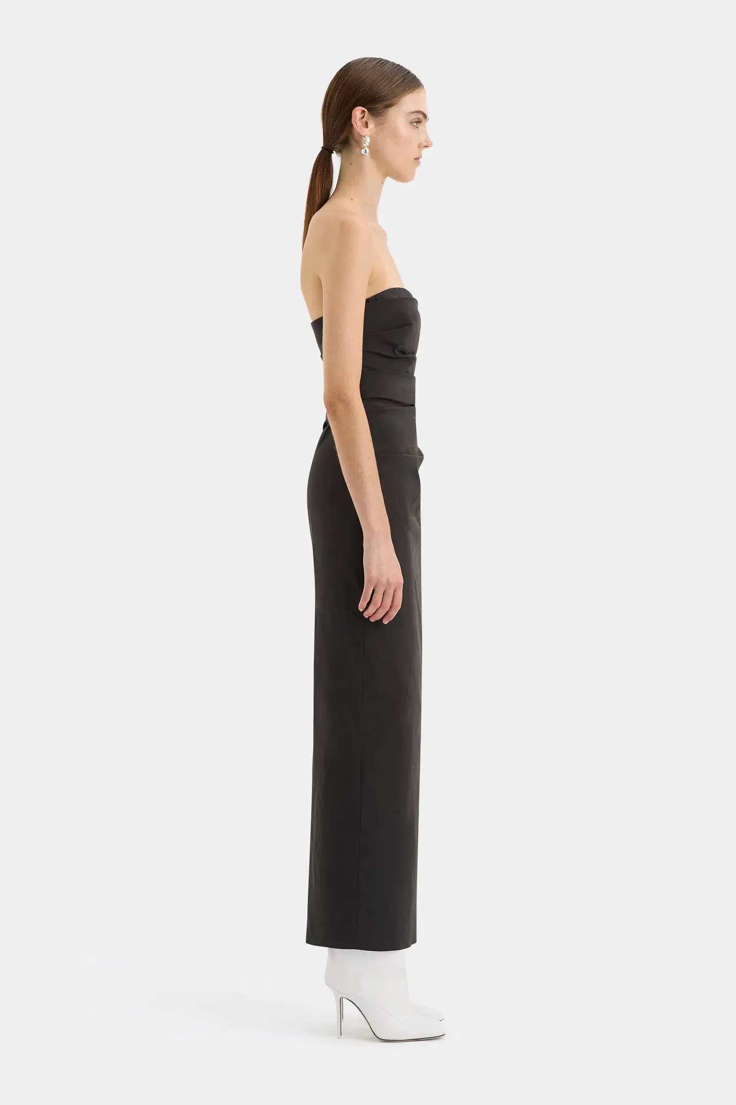 Sir The Label Alba Strapless Dress in Black Size 1 / AU 8   - Image 2