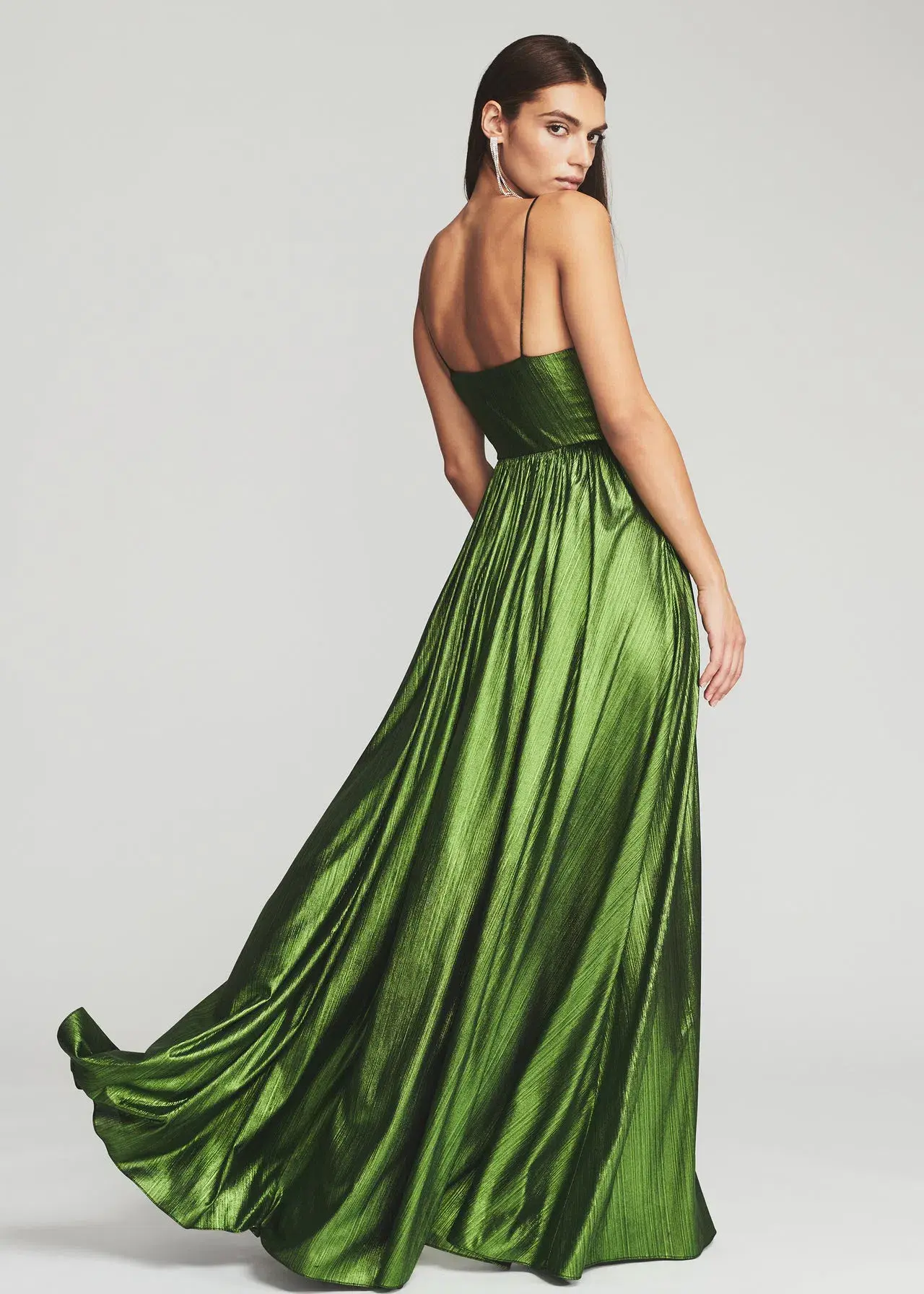 Retrofete Doss Dress Lime Green Size S / AU 8 - Image 3
