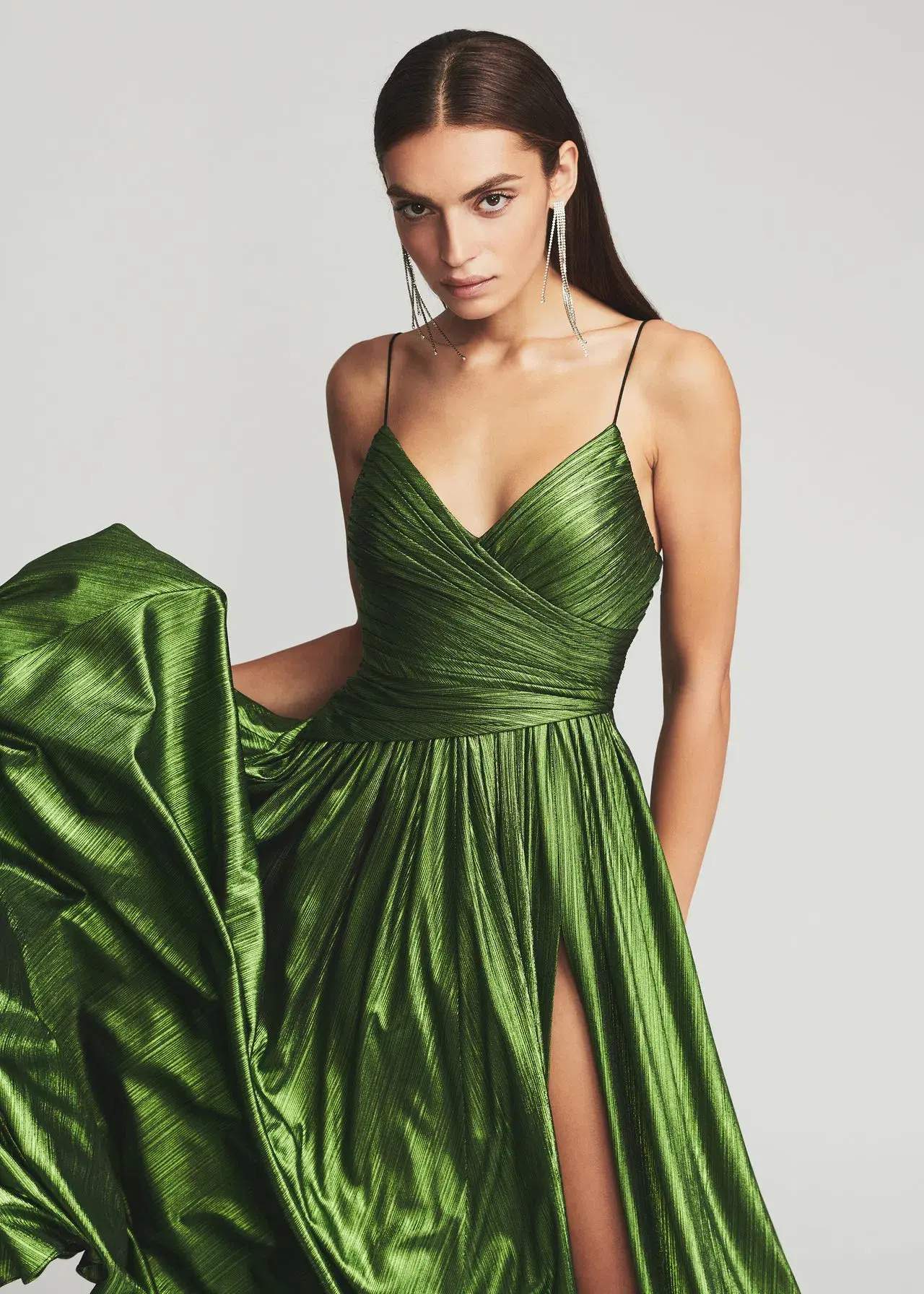 Retrofete Doss Dress Lime Green Size S / AU 8 - Image 2