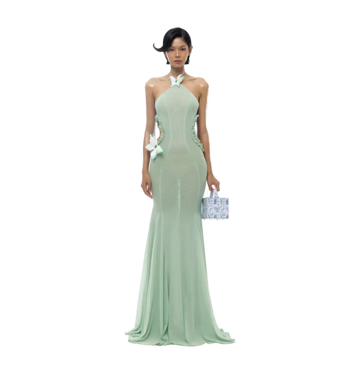 Huelley Rose Darya Dress in Green Size S / AU 4 - Image 1