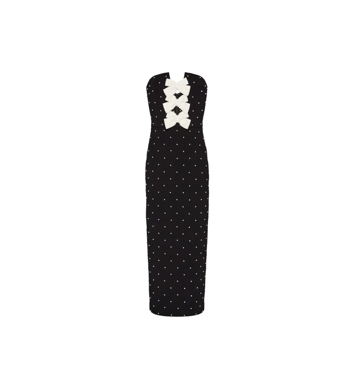 Rebecca Vallance Veronica Midi Dress in Black Size AU 10  - Image 4