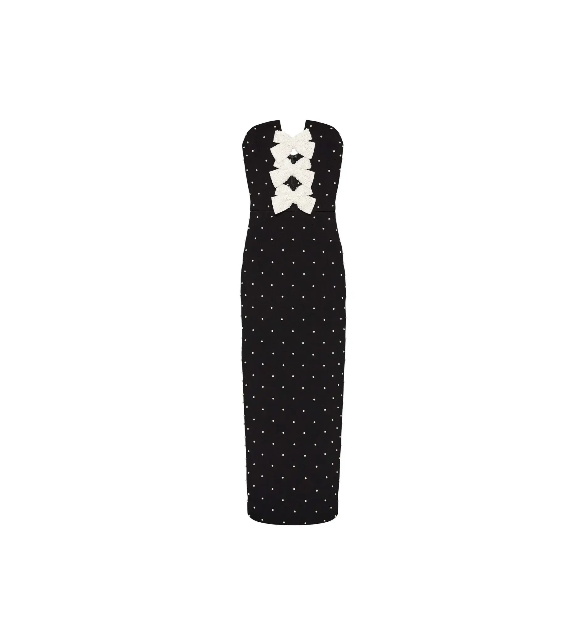 Rebecca Vallance Veronica Midi Dress in Black Size AU 10  - Image 4