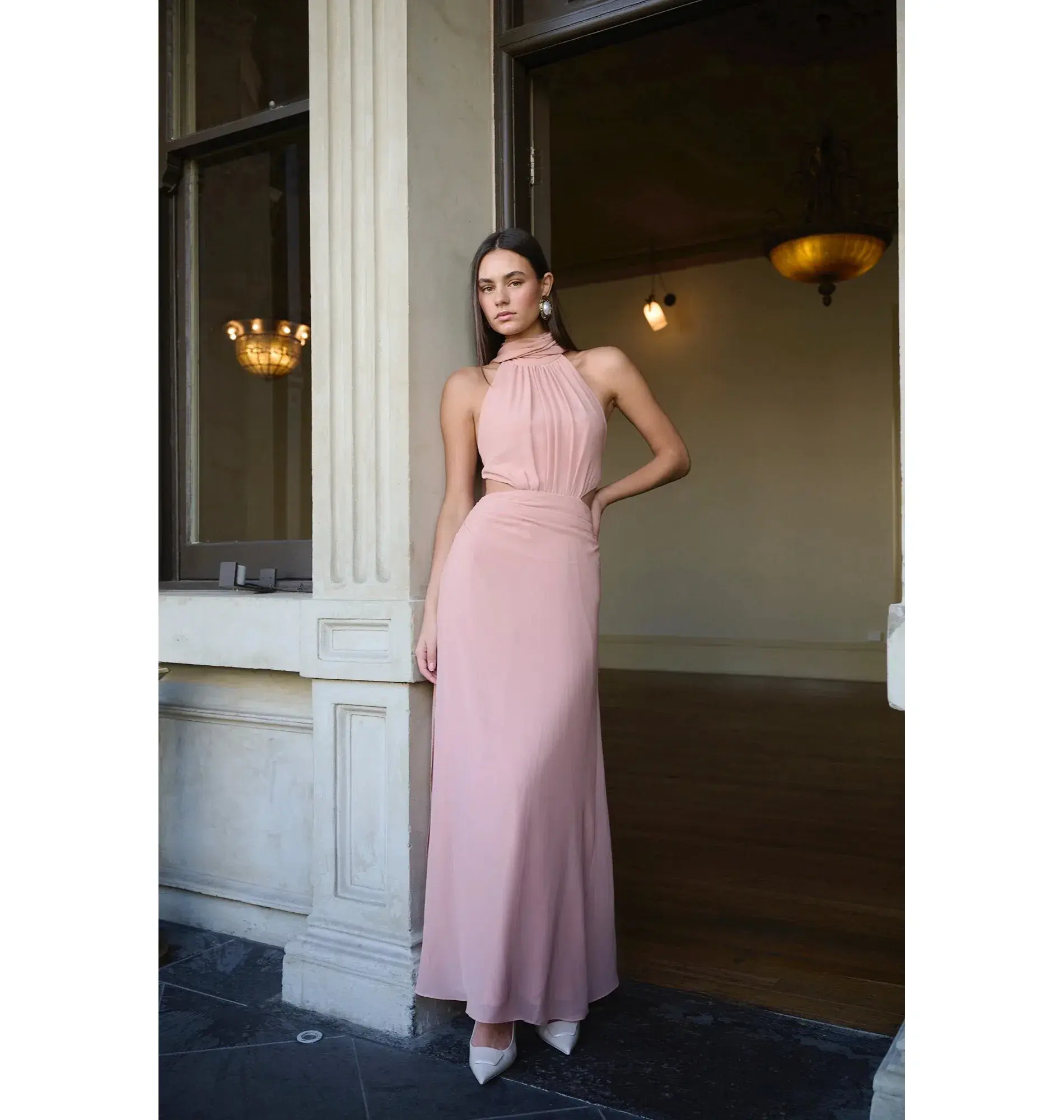 Calia Collection Sofia Dress Bare Blush Size AU 10 - Image 1