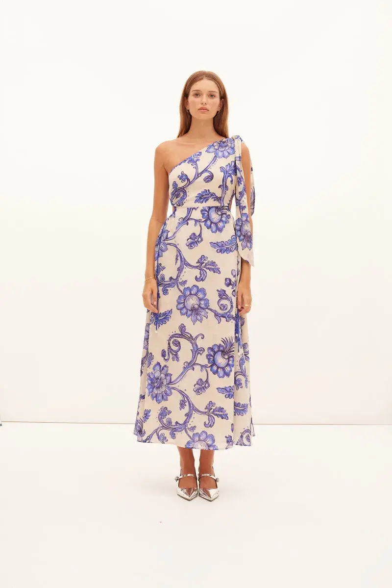 Kate Ford Bartley Tie Cut Gown Celeste  Size 10 - Image 1