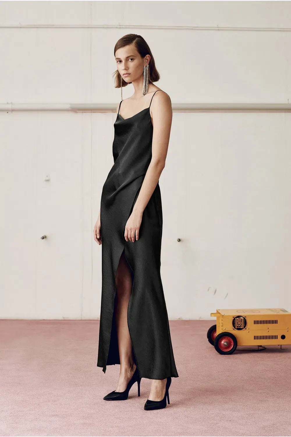 Camilla And Marc Blakely Dress In Black Size 8  for rent on The Volte - main image