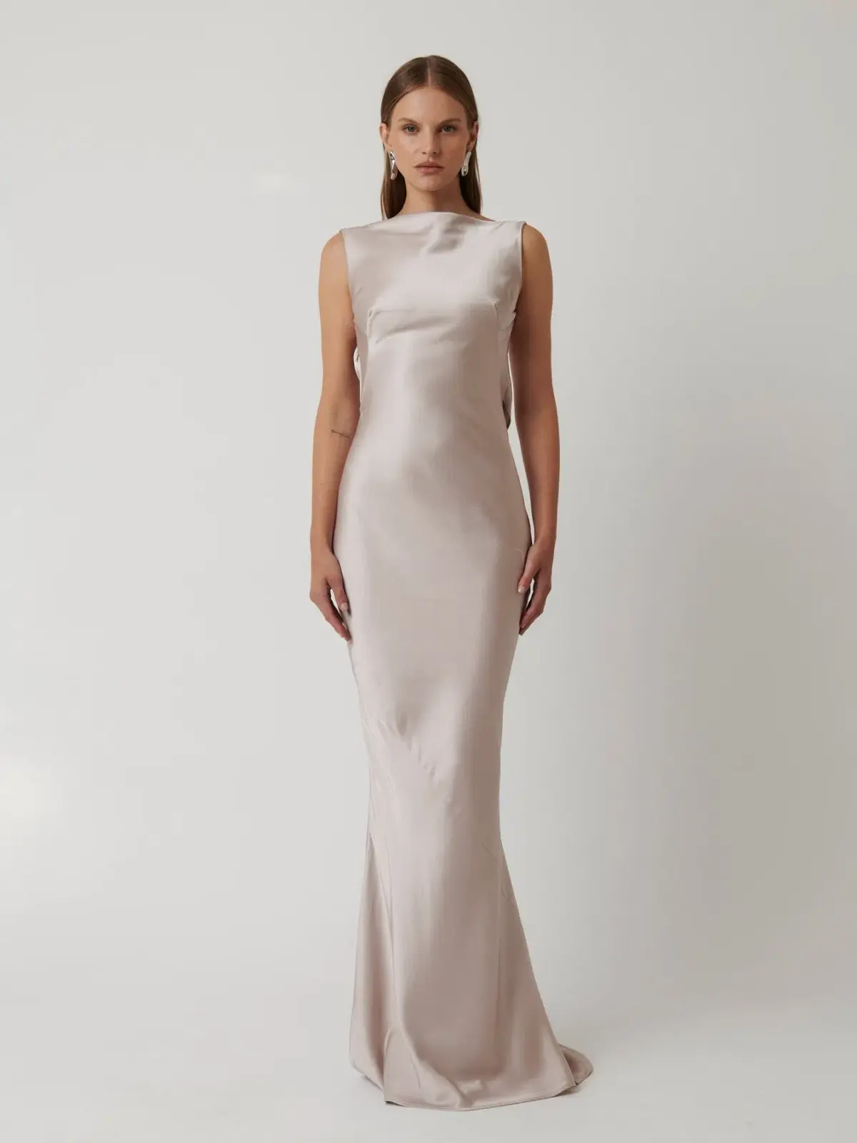 Effie Kats Karolina Gown in Moet Size 12 - Image 1