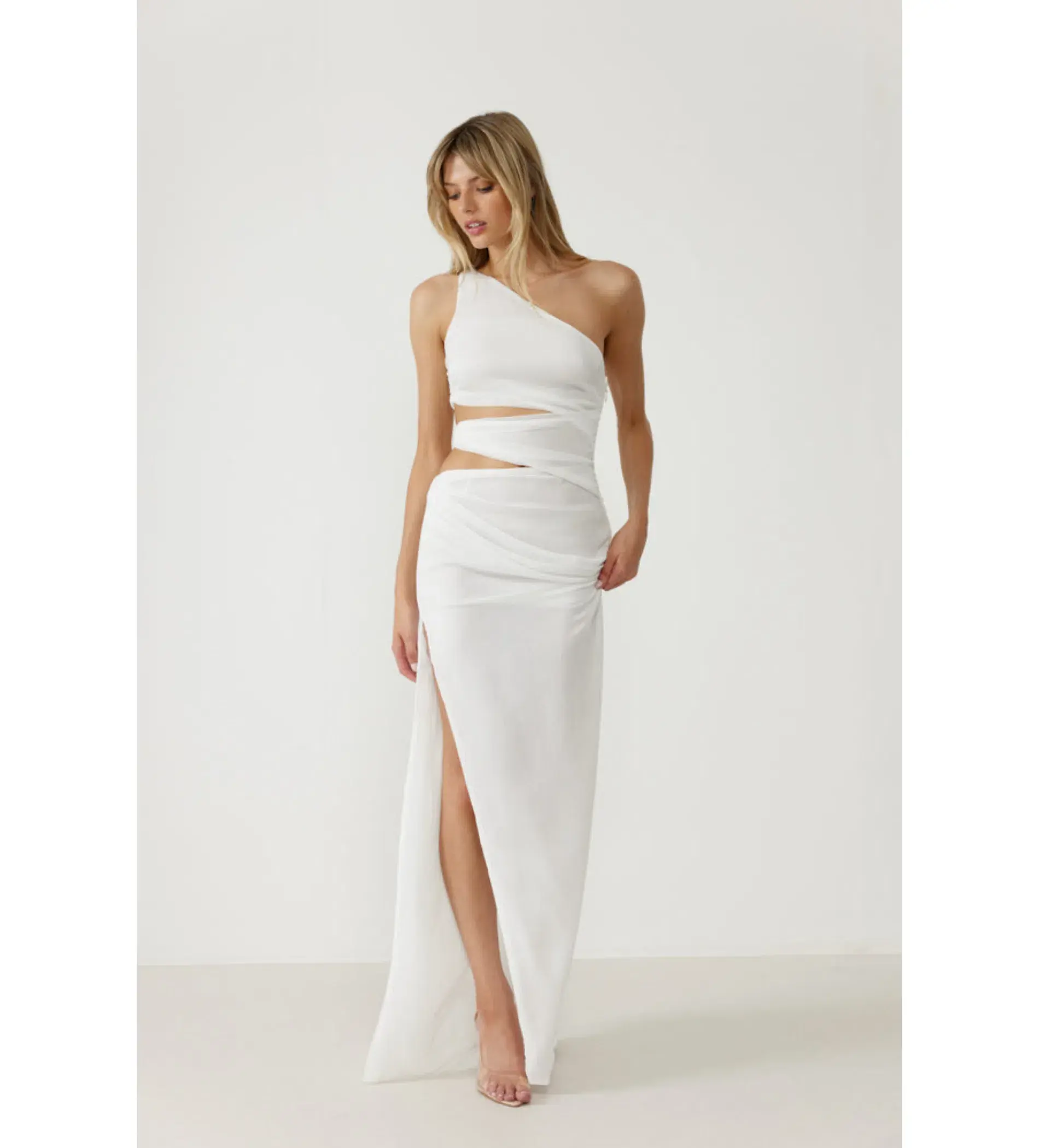  Lexi Aurea Dress White Size 6 - Image 5