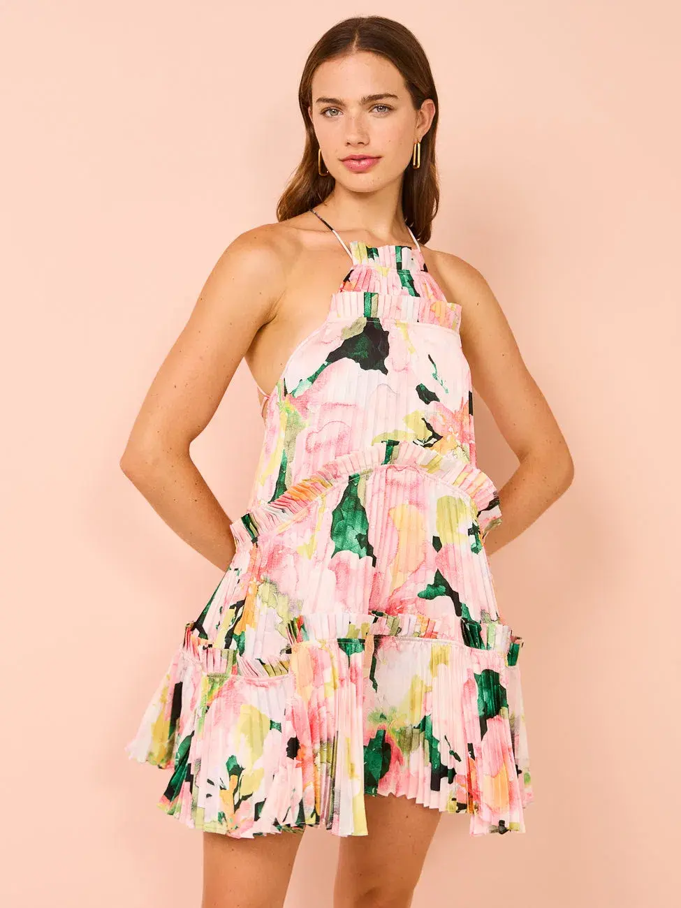 Acler Ormond Mini Dress Daphne Posy Size 8  - Image 2