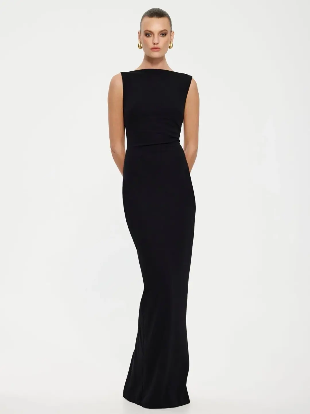 Effie Kats Verona Gown Black Size XS / AU 6 for rent on The Volte - main image