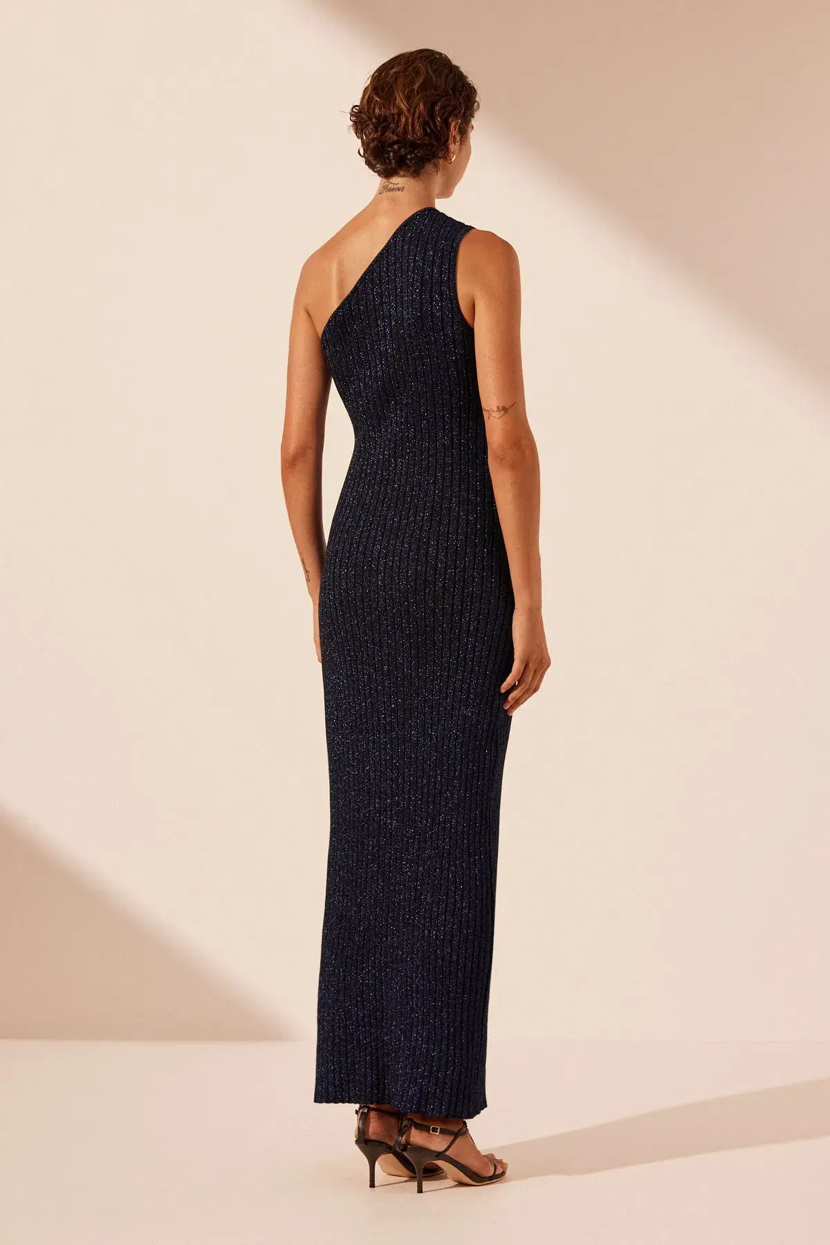 Shona Joy Livia One Shoulder Maxi Dress Night Sky Size S / AU 8 - Image 2