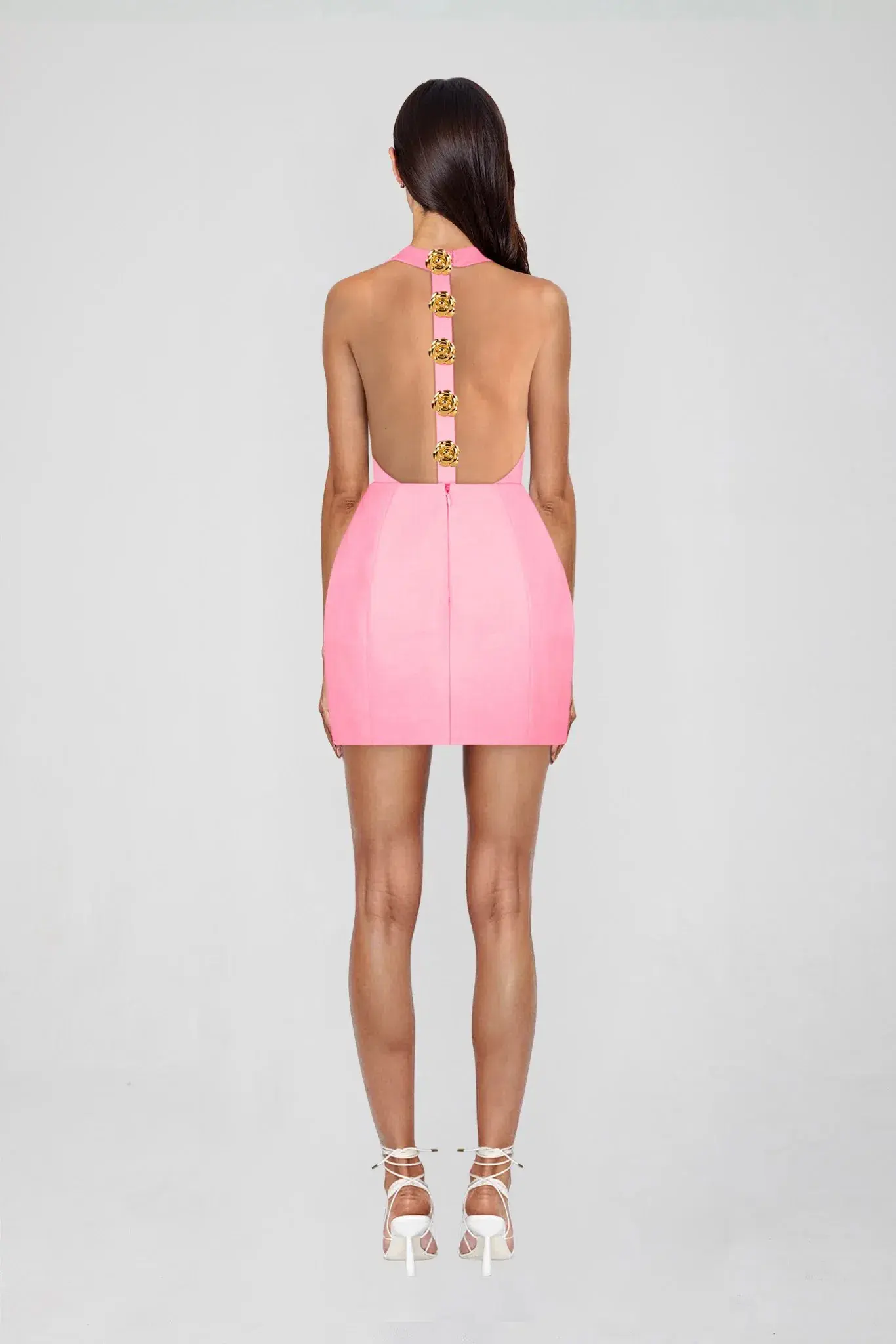 Atoir Tiffany Mini Dress Pink Size 12/ L - Image 2