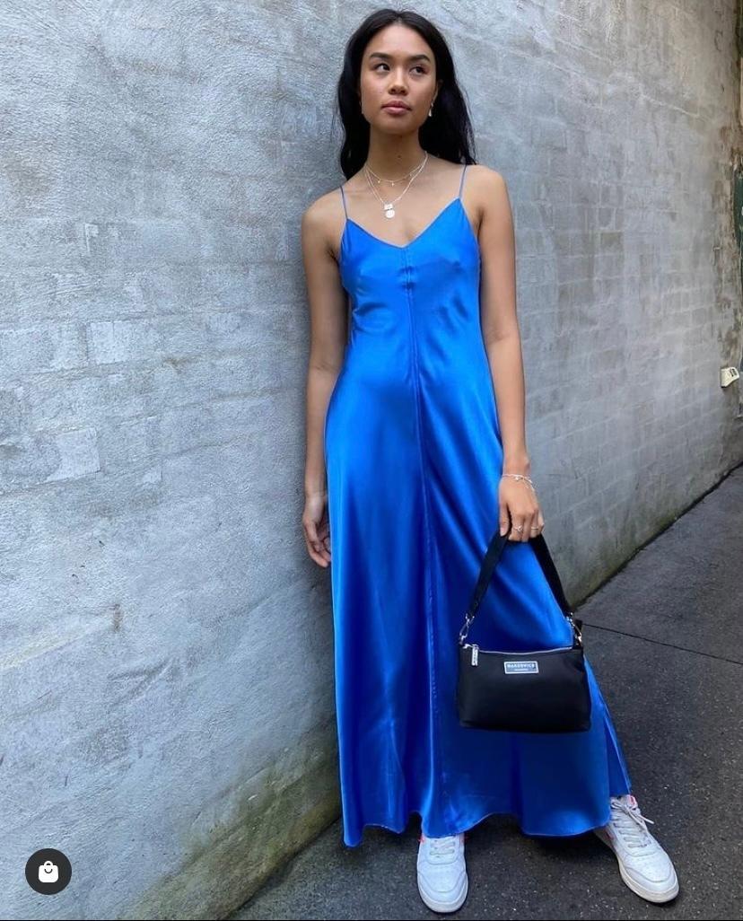 Ena Pelly Clare silk dress  for rent on The Volte - main image