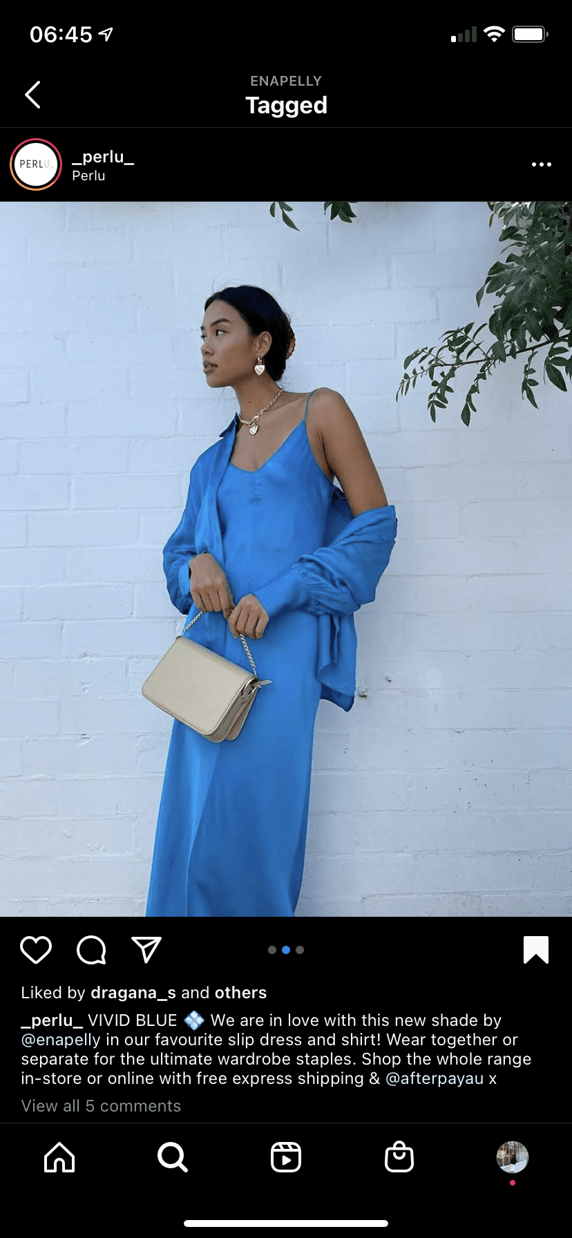 Ena Pelly Clare silk dress  for rent on The Volte - main image