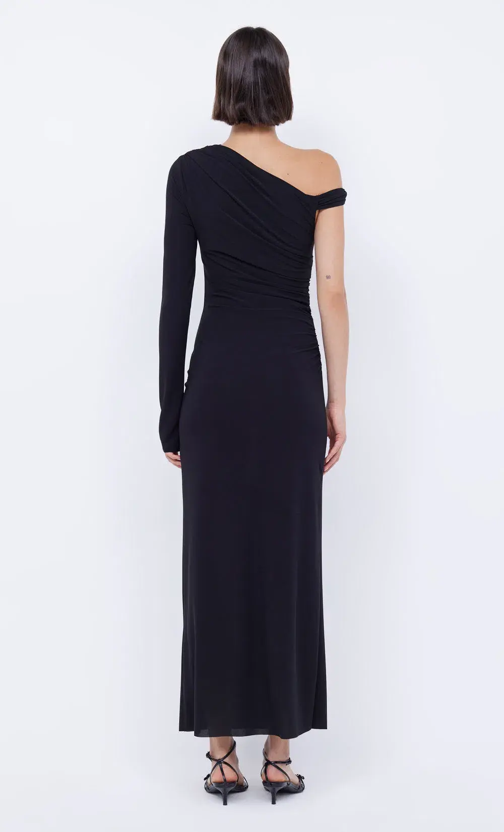 Bec & Bridge Nabila Aysm Midi Dress Black SIze 8 for rent on The Volte - main image